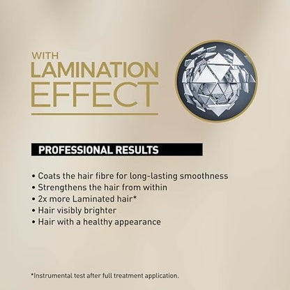 Il Salone Milano At Home Keratin Hair Treatment with Lamination Effect - Smoothing & Straightening Kit for All Hair Types Avelisse