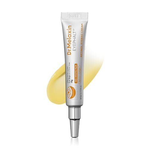 Dr.Melaxin Retinol Eyebag Cream – Puffiness, Dark Circles & Fine Lines Treatment with EGF, Niacinamide & Ceramide, 0.35 Fl Oz Avelisse