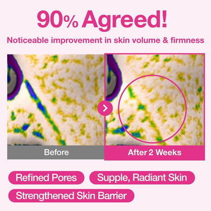 numbuzin No.2 Overnight Face Mask - Rose PDRN Overnight Collagen Mask for Korean Glass Skin - Hydrating, Firming, Pore Care - 4 Pack