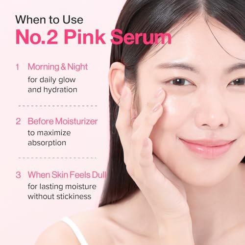 numbuzin No.2 Rose PDRN Collagen Plumping Serum - Hydrating & Firming Serum with Peptides for Plump, Glowing Skin - Korean Skincare, 1.01 fl oz (30ml) Avelisse