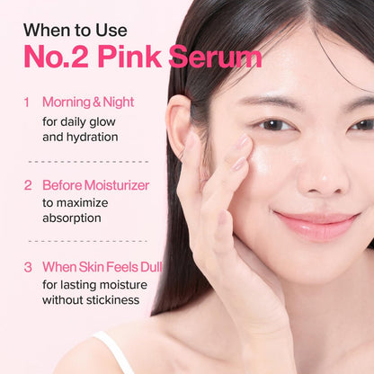 numbuzin No.2 Rose PDRN Collagen Plumping Serum - Hydrating & Firming Serum with Peptides for Plump, Glowing Skin - Korean Skincare, 1.01 fl oz (30ml) Avelisse