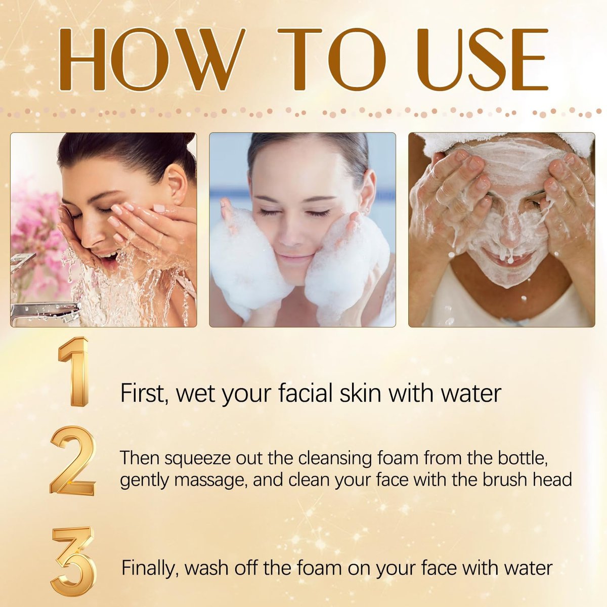 4-Piece Turmeric Wash and Care Set: Facial Cleanser, Soap Bar, and Face Scrub Pads for Deep Cleansing Avelisse