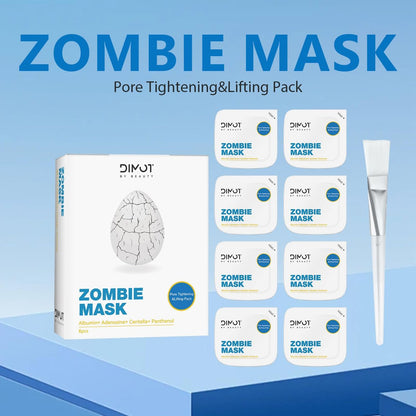 ANCAI 2025 New Zombie Facial Mask – Hydrating Clay Mud Mask for Pore Tightening & Lifting (1 Box, 8 Pcs)