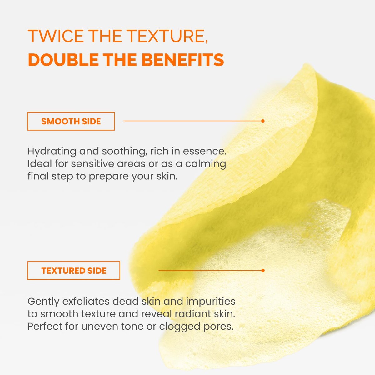 PLANTIFIQUE Kojic Acid and Turmeric Pads for Dark Spots – Lab Tested – 60 Face Cleansing Pads with Ceramides, Niacinamide & Vitamin C Avelisse