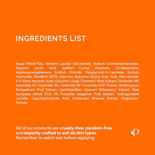 PLANTIFIQUE Kojic Acid and Turmeric Pads for Dark Spots – Lab Tested – 60 Face Cleansing Pads with Ceramides, Niacinamide & Vitamin C Avelisse