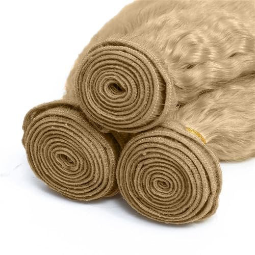 #22 Ash Blonde Water Wave Human Hair Bundles 16 18 20 Inch Unprocessed Brazilian Virgin Hair 3 Bundle Set 50g Each - görsel 8