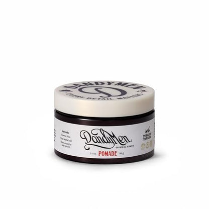DandyMen Pomade – Strong Hold, High Shine, Hydrating Formula with Pro-Vitamin B5 – Tobacco Vanilla Scent – 4 oz Avelisse