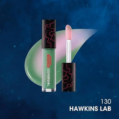COVERGIRL x Stranger Things The Bite PH Transforming Lip Gloss - 130 Hawkins Lab (Green to PH Pink)