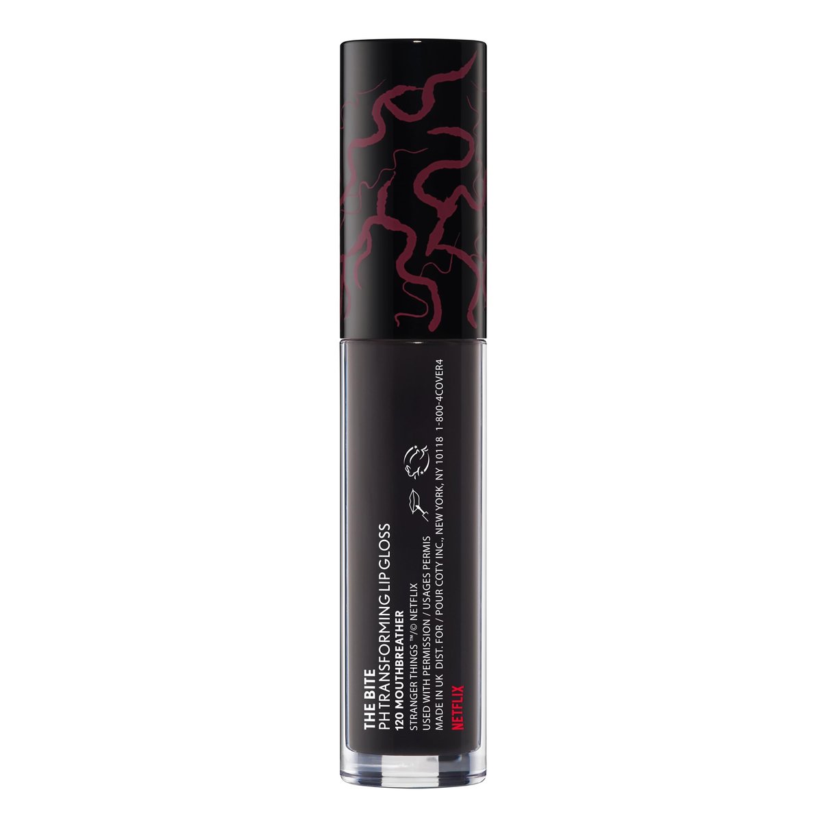 COVERGIRL x STRANGER THINGS The Bite PH Transforming Lip Gloss - 120 Mouthbreather (Black to PH Pink) Avelisse