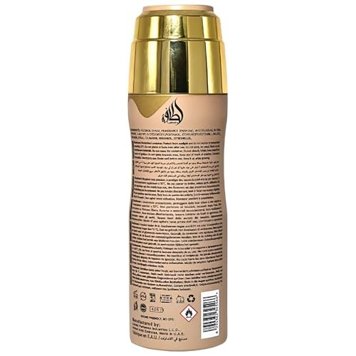 Lattafa Eclaire Gourmand Sweet Floral Musky Perfumed Deodorant Spray for Women, 6.67 oz / 200 ml - görsel 7