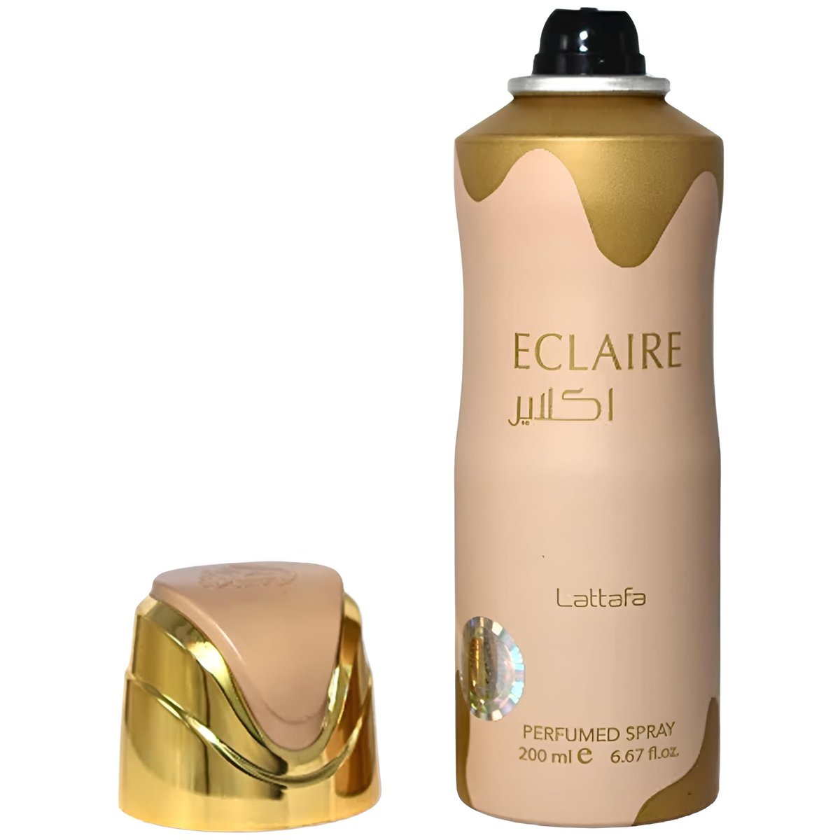 Lattafa Eclaire Gourmand Sweet Floral Musky Perfumed Deodorant Spray for Women, 6.67 oz / 200 ml - görsel 4