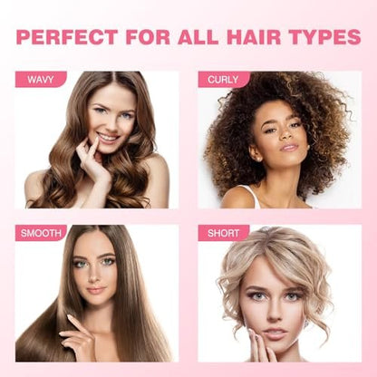 Sunnyholiday Styling Cream for Hair – Taming Wand 3-in-1 Formula Controls Flyaways, Smooths Frizz & Styles Edges – Lightweight Hold, No Flaking – Slick Back Hair Products for All Hair Types (0.6 oz)