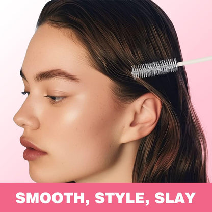Sunnyholiday Styling Cream for Hair – Taming Wand 3-in-1 Formula Controls Flyaways, Smooths Frizz & Styles Edges – Lightweight Hold, No Flaking – Slick Back Hair Products for All Hair Types (0.6 oz)