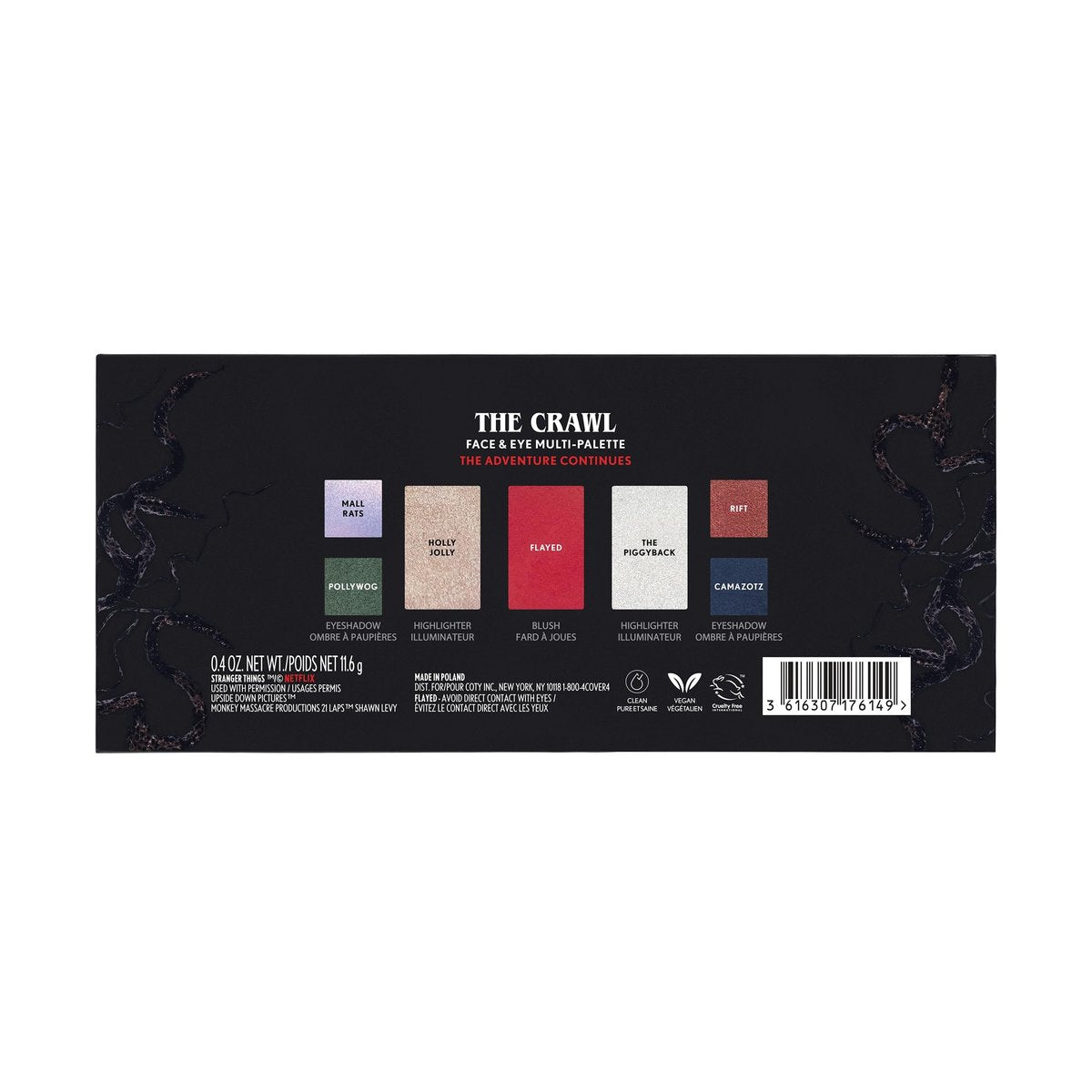 COVERGIRL x STRANGER THINGS The Crawl Face & Eye Multi-Palette – Limited Edition Makeup Palette - görsel 11