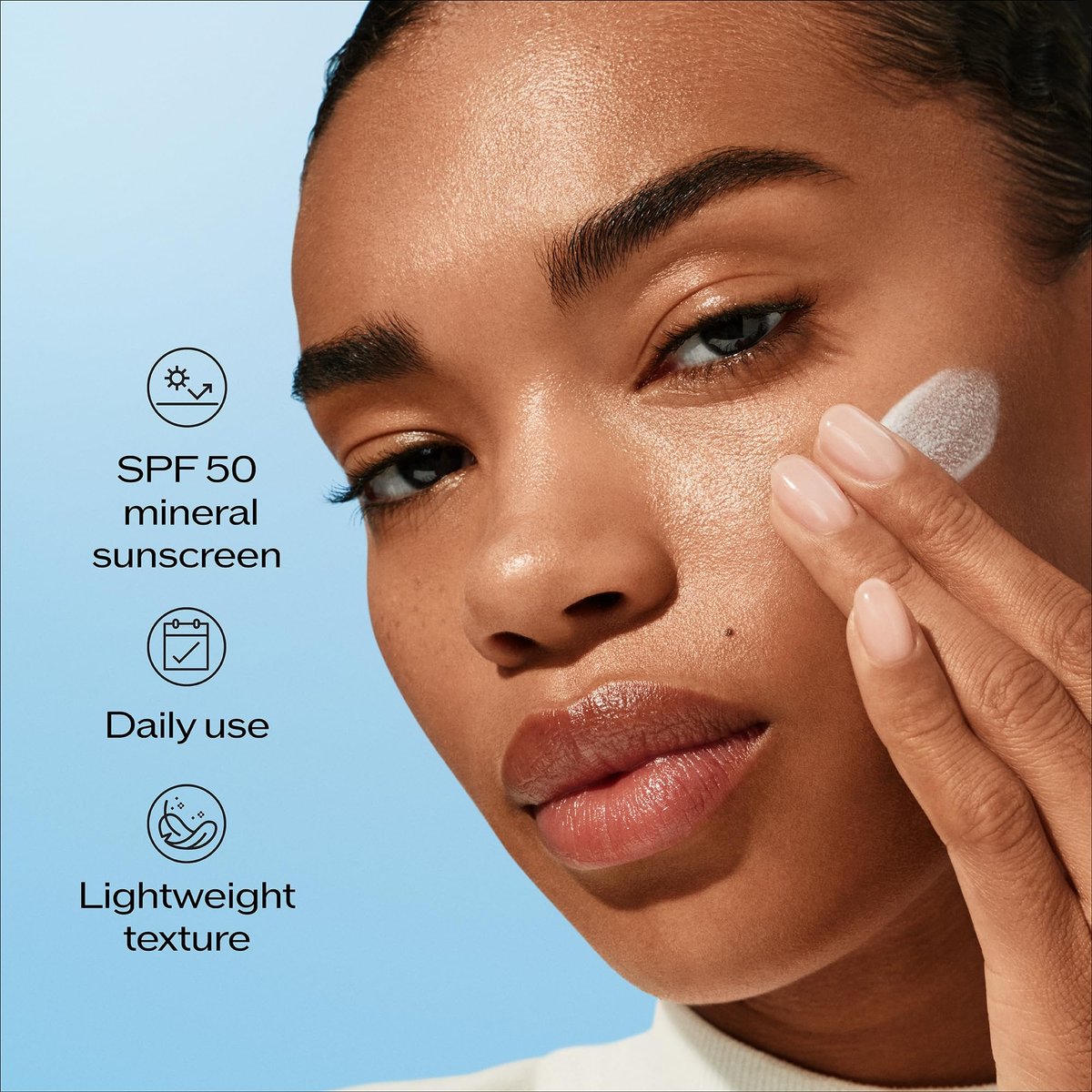 Shiseido Urban Environment Mineral Clear Sunscreen SPF 50 - Visibly Improves Skin Tone, Radiance, Wrinkles & Firmness - Water Resistant for 40 Minutes - Non-Comedogenic - 1 fl oz Avelisse