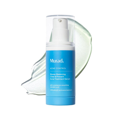 Murad Biome-Balancing Acne Treatment – Salicylic, Mandelic & Glutamic Acid Serum for Clearing Breakouts, Decongesting Pores & Balancing Skin Microbiome – 1.0 Fl Oz Avelisse