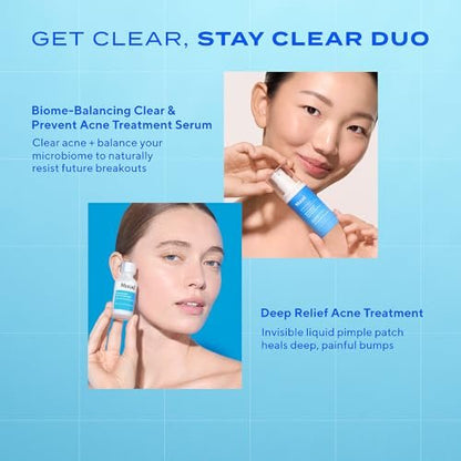 Murad Biome-Balancing Acne Treatment – Salicylic, Mandelic & Glutamic Acid Serum for Clearing Breakouts, Decongesting Pores & Balancing Skin Microbiome – 1.0 Fl Oz Avelisse