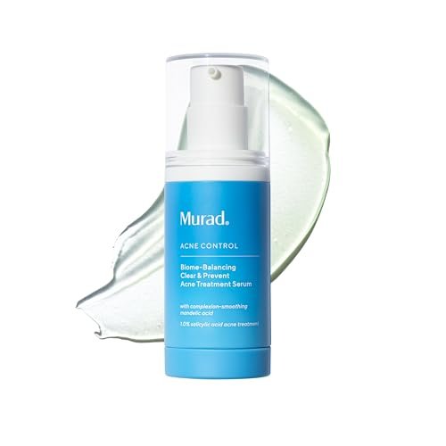 Murad Biome-Balancing Acne Treatment – Salicylic, Mandelic & Glutamic Acid Serum for Clearing Breakouts, Decongesting Pores & Balancing Skin Microbiome – 1.0 Fl Oz Avelisse