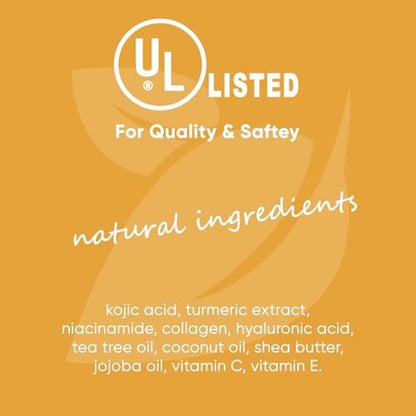 CADDISE Kojic Acid Turmeric Soap Bars – Dark Spot Remover & Skin Care, Handmade Face & Body Wash Bars with Niacinamide, Shea Butter, Tea Oil, Vitamin C (2 Pack, 8.5 Oz)