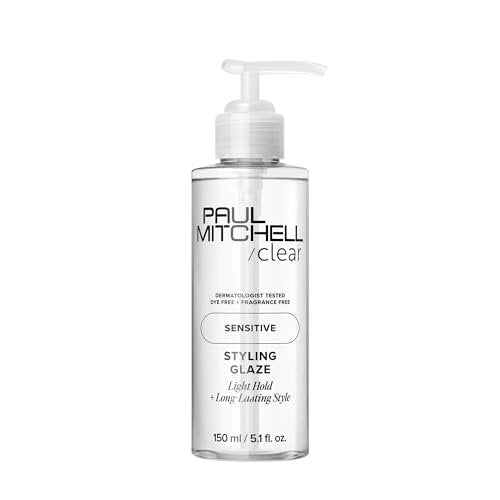 Paul Mitchell Clear Styling Glaze, Fragrance Free, For Sensitive Scalp + Skin, 5.1 fl. oz Avelisse