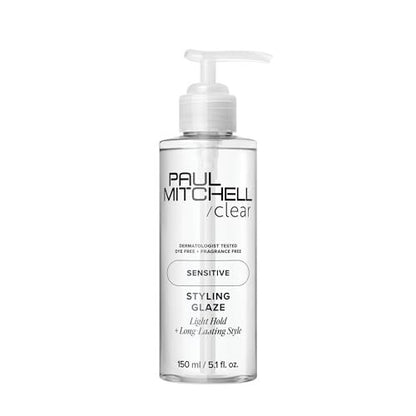 Paul Mitchell Clear Styling Glaze, Fragrance Free, For Sensitive Scalp + Skin, 5.1 fl. oz Avelisse
