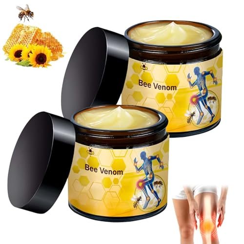 MILEDY Bee Venom Cream (2-Pack) – Professional Strength for Back, Knee, Hands, Neck & Feet Avelisse