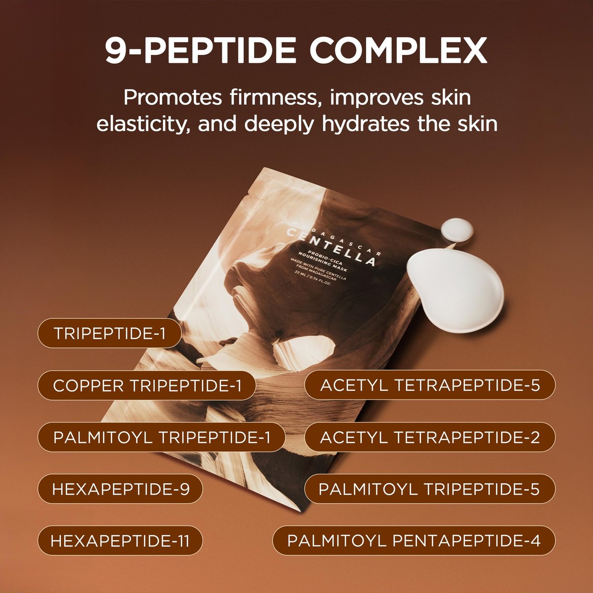 SKIN1004 Madagascar Centella Probio-Cica Nourishing Mask – Deep Hydration & Skin Barrier Support (5 Sheets) Avelisse