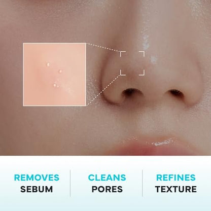 SAM'U Galacto Pore Water Full Cleansing Oil - Korean Oil Cleanser & Makeup Remover with Galactomyces & Rice Bran Oil, Non-Comedogenic, 6.76 fl oz