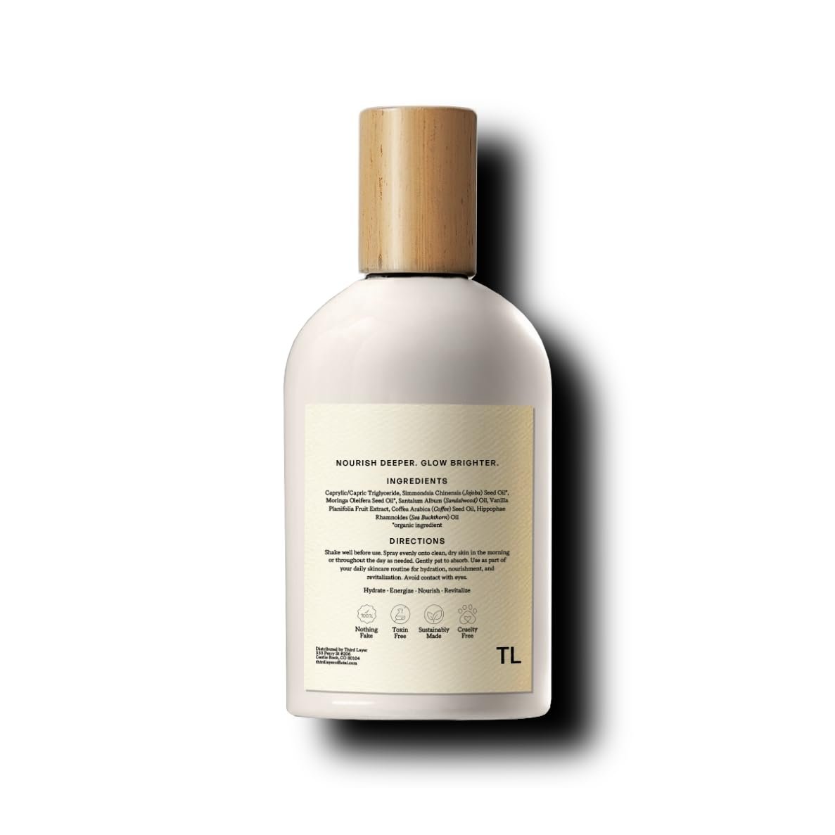 Third Layer Day Spray – Fast-Absorbing Skin & Body Oil with Jojoba, Moringa & Green Coffee – Alcohol-Free, Paraben-Free, Synthetic Fragrance-Free (3.3 fl oz) Avelisse