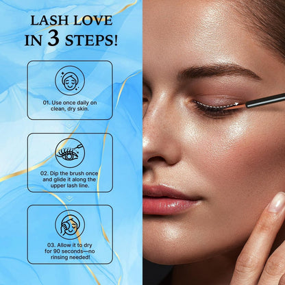 VieBeauti Lash Serum for Eyelash Growth - 5mL Advanced Formula for Longer, Fuller, Thicker Lashes - Vegan & Cruelty-Free, Safe for Sensitive Eyes, 5-Month Supply Avelisse