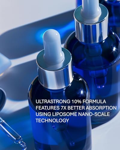 Ultrastrong 10% Copper Peptide Serum for Hair Growth – Liposomal 7x Absorption – Made in USA Avelisse