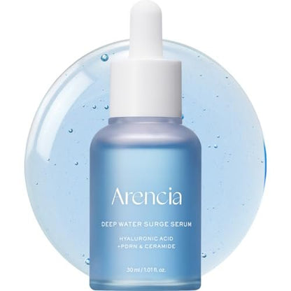 Arencia Deep Hydration Serum - Cica PDRN + Hyaluronic Acid + Ceramide, Panthenol, Smooths Fine Lines for Plump Glass Skin, Korean Skincare 30ml Avelisse