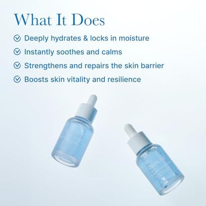 Arencia Deep Hydration Serum - Cica PDRN + Hyaluronic Acid + Ceramide, Panthenol, Smooths Fine Lines for Plump Glass Skin, Korean Skincare 30ml Avelisse