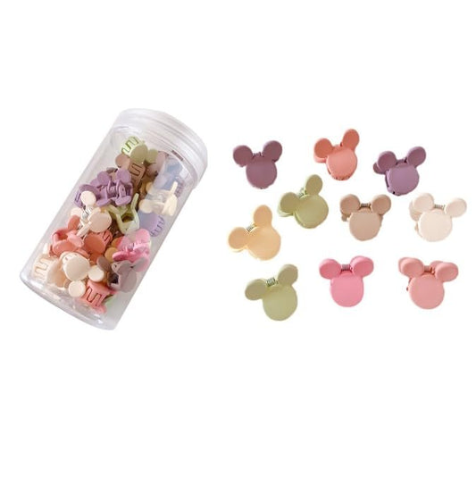 Feilguee 50 PCS Mini Claw Clips - Small Hair Clips for Women, Colorful Cute Hair Accessories
