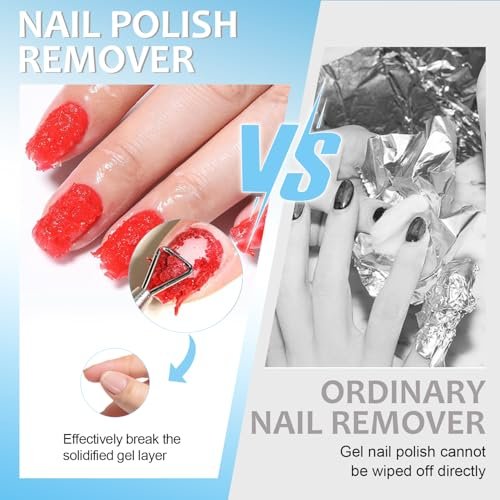 Magic Gel Remover: Quick Gel Nail Polish Remover in 3 Minutes – No Soaking or Wrapping – Professional Nail Remover 0.5 Fl Oz - görsel 5