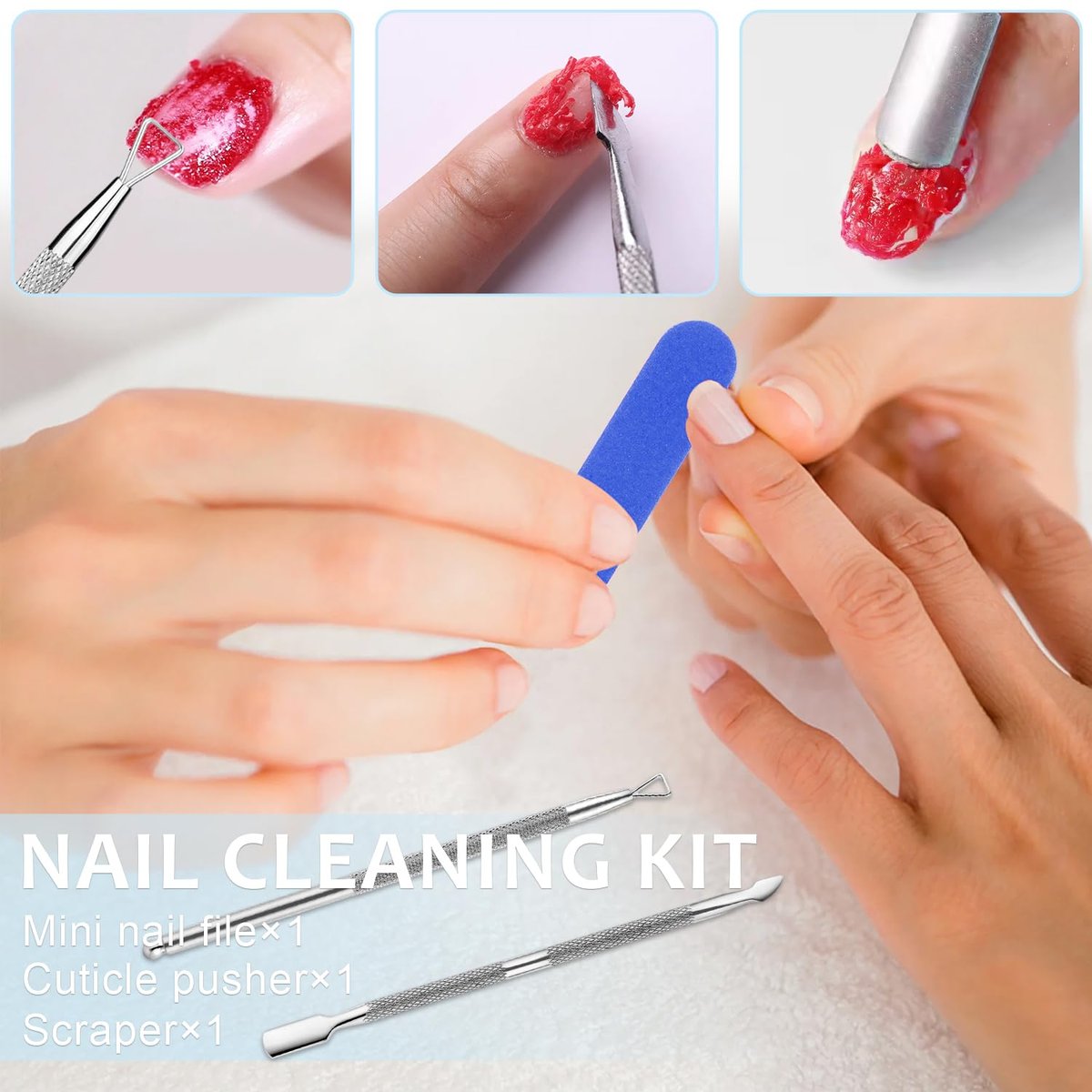 Magic Gel Remover: Quick Gel Nail Polish Remover in 3 Minutes – No Soaking or Wrapping – Professional Nail Remover 0.5 Fl Oz - görsel 14