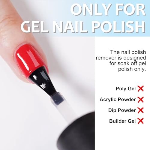 Magic Gel Remover: Quick Gel Nail Polish Remover in 3 Minutes – No Soaking or Wrapping – Professional Nail Remover 0.5 Fl Oz - görsel 7