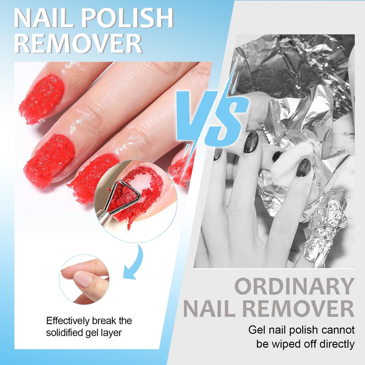 Magic Gel Remover: Quick Gel Nail Polish Remover in 3 Minutes – No Soaking or Wrapping – Professional Nail Remover 0.5 Fl Oz - görsel 6