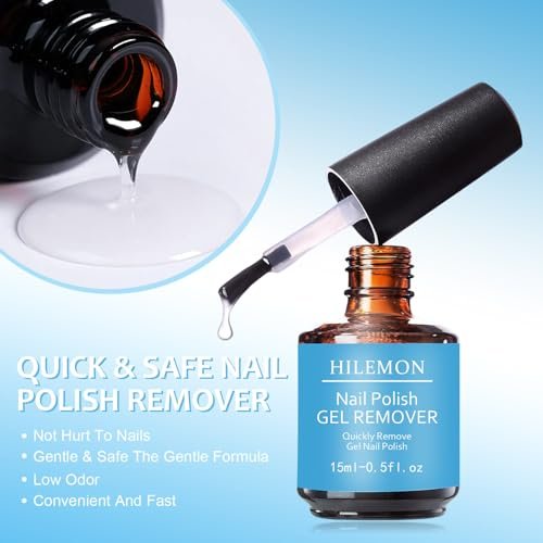Magic Gel Remover: Quick Gel Nail Polish Remover in 3 Minutes – No Soaking or Wrapping – Professional Nail Remover 0.5 Fl Oz - görsel 9