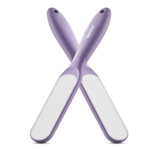 BEZOX Glass Foot File Callus Remover - Professional Pedicure Heel File for Silky Smooth Heels & Dead Skin Removal, Washable Foot Scraper (Purple, 1 Count) Avelisse
