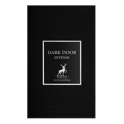 Maison Alhambra Dark Door Intense Eau de Parfum for Men – Aromatic, Woody, Floral, Musky Long-Lasting Fragrance (3.4 oz / 100 ml)