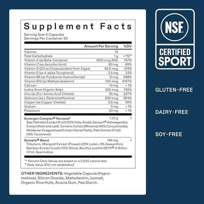 Nutrafol Men 50+ Hair Growth Supplements - Clinically Tested for Thicker Hair & Scalp Coverage, #1 Dermatologist-Recommended - 1 Month Supply Avelisse