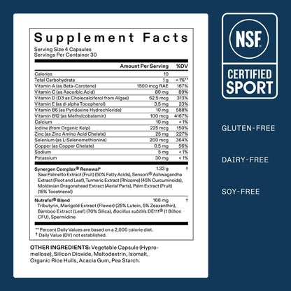 Nutrafol Men 50+ Hair Growth Supplements - Clinically Tested for Thicker Hair & Scalp Coverage, #1 Dermatologist-Recommended - 1 Month Supply Avelisse