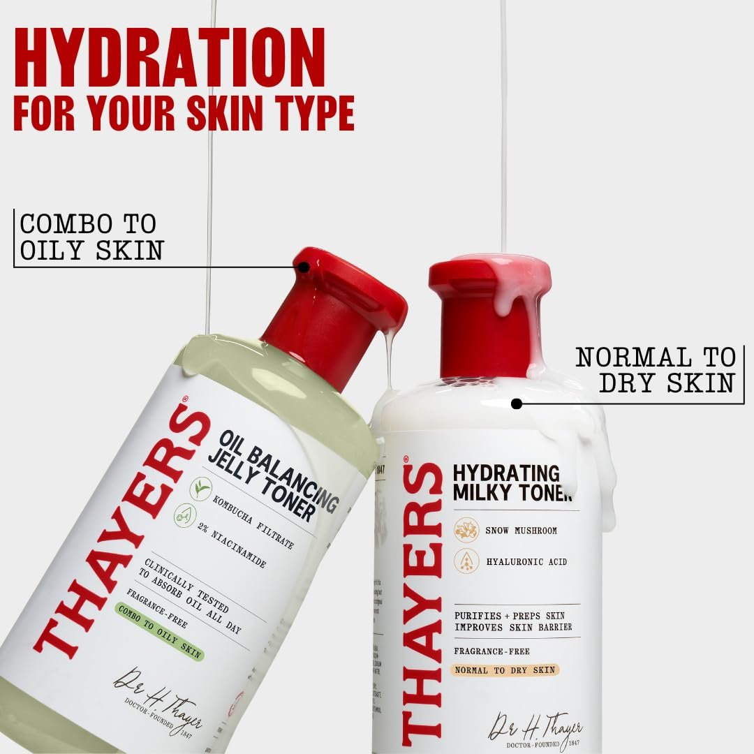 Thayers Oil Balancing and Cooling Jelly Toner – Pore Reducing Facial Toner for Combination to Oily Skin, 12 Fl Oz - görsel 14