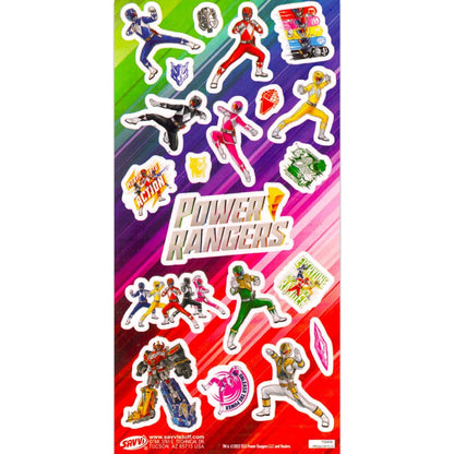 Power Rangers Party Favors Pack - 150 Stickers & 75 Temporary Tattoos for Kids, Boys, Girls | Party Supplies