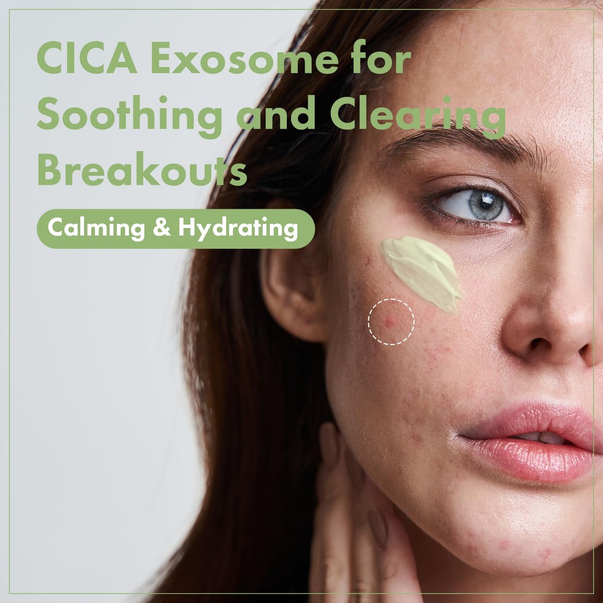 TOSOWOONG Exosome CICA Face Cream - Daily Soothing Moisturizer for Breakouts and Irritated Skin, Fast-Acting, Lightweight Korean Skincare for Redness and Blemish-Prone Skin, 50ml / 1.69 fl. oz. Avelisse