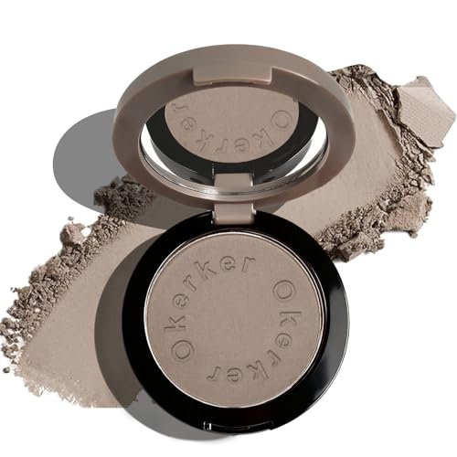 Okerker Cool Toned Contour Palette with Mirror - Taupe Grey Contour Powder for Pale Light Cool Toned Skin - görsel 2