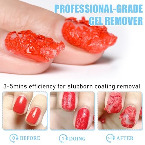 Quick Gel Nail Polish Remover Kit – Remove Gel Polish in 3 Minutes, Safe for Natural Nails, No Soaking or Wrapping, 60ml Avelisse