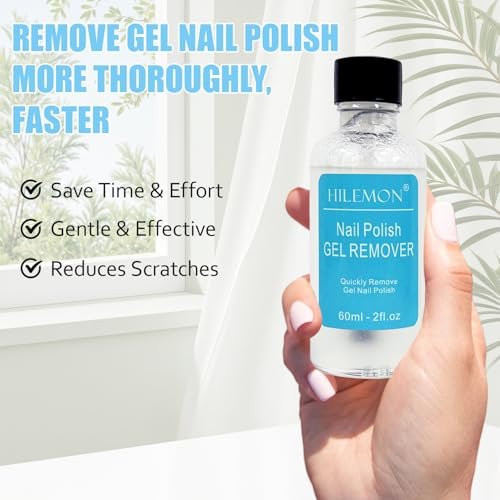 Quick Gel Nail Polish Remover Kit – Remove Gel Polish in 3 Minutes, Safe for Natural Nails, No Soaking or Wrapping, 60ml Avelisse