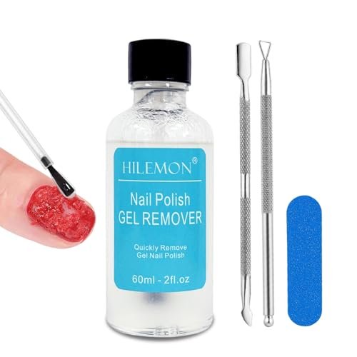 Quick Gel Nail Polish Remover Kit – Remove Gel Polish in 3 Minutes, Safe for Natural Nails, No Soaking or Wrapping, 60ml Avelisse